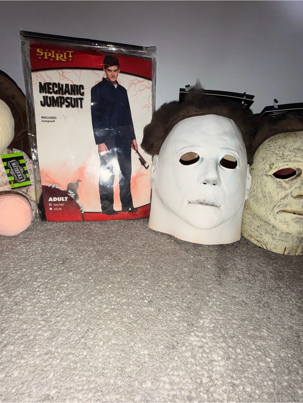 Spirit Mechanic Jumpsuit - Michael Myers masks Costume lot of 4
